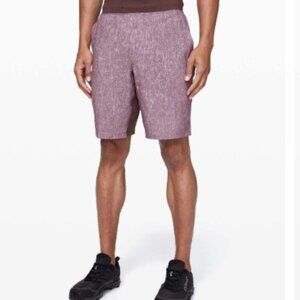 Lululemon T.H.E. Short 9" *Linerless Sunbleached Cherry Cola Multi EUC Medium